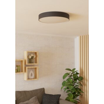 Oświetlenie Eglo GALLIZZI-Z Lampa sufitowa LED Czarny, Zmieniacz kolorów