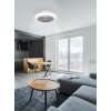 Oświetlenie Eglo mit lampa z wentylatorem LED Szary, Biały, Zdalne sterowanie