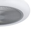 Oświetlenie Eglo mit lampa z wentylatorem LED Szary, Biały, Zdalne sterowanie