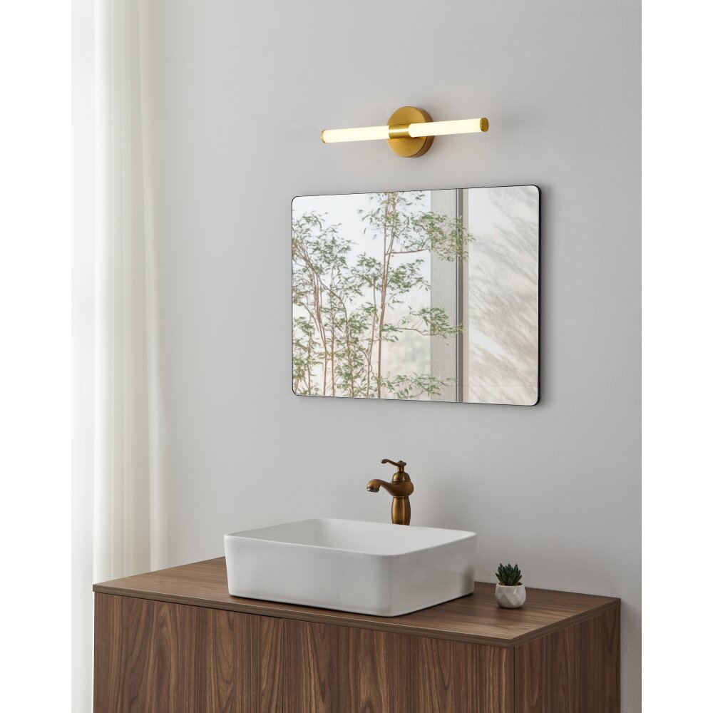 Oświetlenie Eglo RAMOLA Lampa oświetlająca lustro LED Mosiądz main product photo