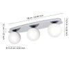 Oświetlenie Eglo CASTROVIDO lampa sufitowa, lampa ścienno-sufitowa LED chrom