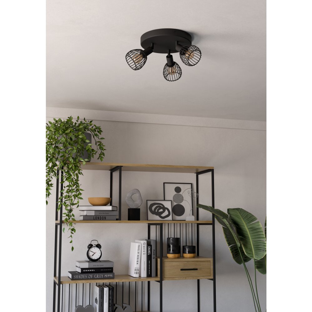 Oświetlenie Eglo SONNINO Lampa sufitowa, Spot sufitowy Czarny main product photo