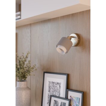 Oświetlenie Eglo BELLIZZI Spot sufitowy, Lampa ścienna Nikiel matowy