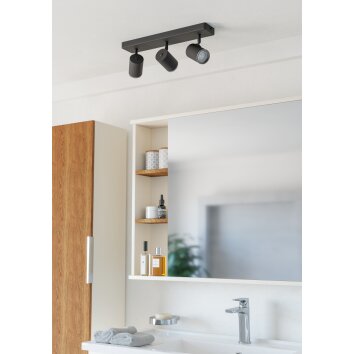 Oświetlenie Eglo EGLO Lampa sufitowa, Spot sufitowy Czarny