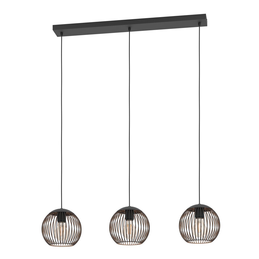 Oświetlenie Eglo ALMANZORA Lampa wisząca Miedź, Czarny main product photo