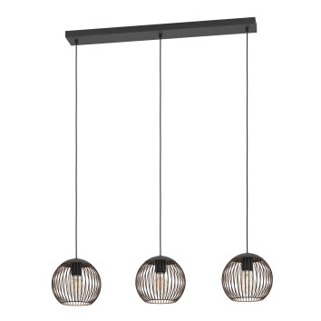 Oświetlenie Eglo ALMANZORA Lampa wisząca Miedź, Czarny