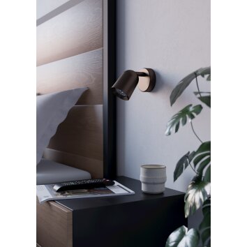 Oświetlenie Eglo CAMALDOLI Spot sufitowy, Lampa ścienna Brązowy