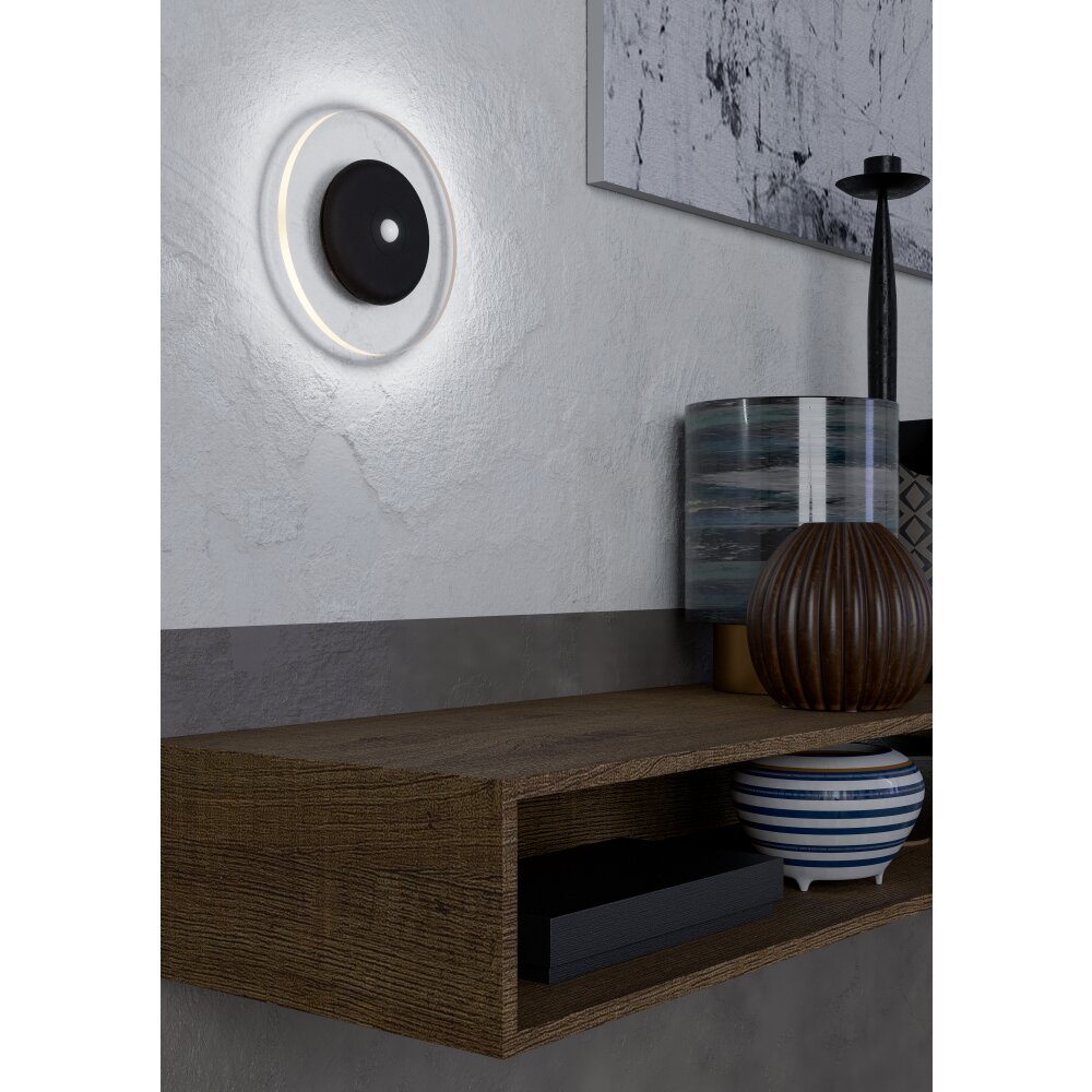 Oświetlenie Eglo TREPELLA Lampa ścienna LED Czarny, Czujnik ruchu, Zdalne sterowanie, Zmieniacz kolorów main product photo
