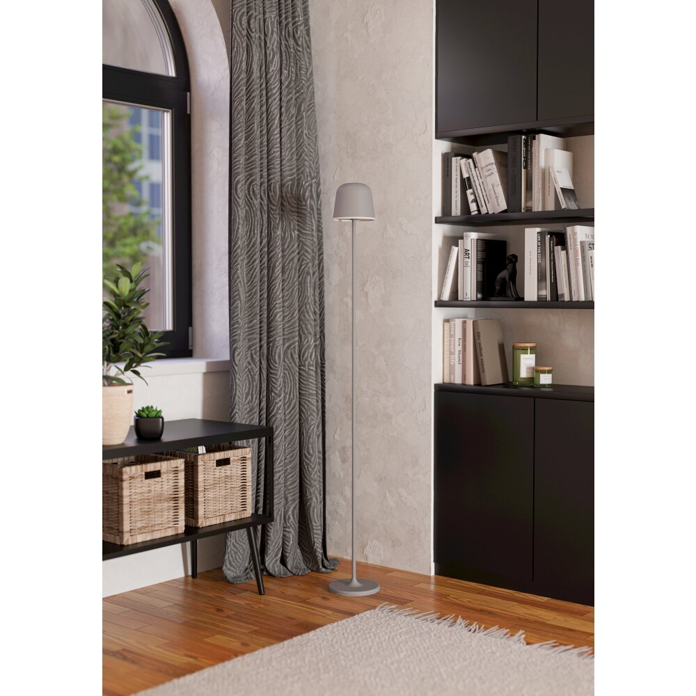 Oświetlenie Eglo MANNERA-L Lampa stojąca LED Szary, Zdalne sterowanie, Zmieniacz kolorów main product photo