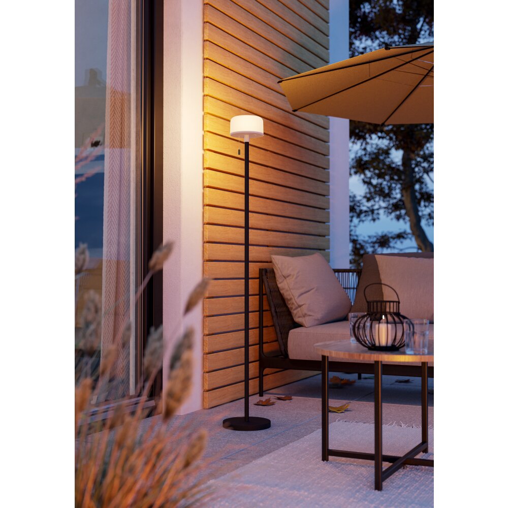 Oświetlenie Eglo MONTAPALMA-L Lampa stojąca LED Czarny, Zdalne sterowanie, Zmieniacz kolorów main product photo