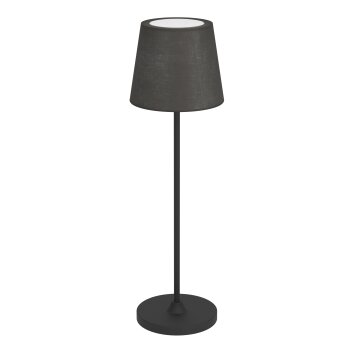 Oświetlenie Eglo LEONERO Lampa stołowa LED Czarny, Zdalne sterowanie