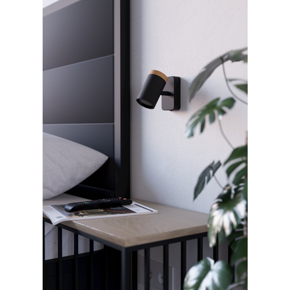 Oświetlenie Eglo CONSUMA Spot sufitowy, Lampa ścienna Brązowy, Czarny main product photo