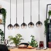 Koyoto lampa wisząca, kula świetlna, lampa wisząca kolory naturalne, czarny, 5-punktowe