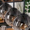 Koyoto lampa wisząca, kula świetlna, lampa wisząca kolory naturalne, czarny, 5-punktowe