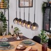 Koyoto lampa wisząca, kula świetlna, lampa wisząca kolory naturalne, czarny, 5-punktowe