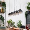 Koyoto lampa wisząca, kula świetlna, lampa wisząca kolory naturalne, czarny, 5-punktowe
