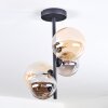 Chehalis Lampa sufitowa, Kula świetlna 33 cm W kolorze bursztynu, Przydymiony, 4-punktowe