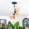 Chehalis lampa sufitowa, kula świetlna 33 cm bursztynowy, 4-punktowe