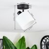 Bassagoda lampa sufitowa, spot sufitowy czarny, 1-punktowy
