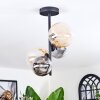 Chehalis lampa sufitowa, kula świetlna 33 cm bursztynowy, przezroczysty, przydymiony, 4-punktowe