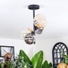 Chehalis lampa sufitowa, kula świetlna 33 cm bursztynowy, przezroczysty, przydymiony, 4-punktowe