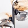 Chehalis lampa sufitowa, kula świetlna 33 cm bursztynowy, przezroczysty, przydymiony, 4-punktowe
