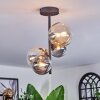Chehalis lampa sufitowa, kula świetlna 33 cm bursztynowy, przezroczysty, przydymiony, 4-punktowe