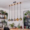 Ripoll lampa wisząca, kula świetlna, lampa wisząca kolory naturalne, czarny, 5-punktowe