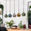 Ripoll lampa wisząca, kula świetlna, lampa wisząca kolory naturalne, czarny, 5-punktowe