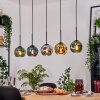 Ripoll lampa wisząca, kula świetlna, lampa wisząca kolory naturalne, czarny, 5-punktowe