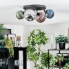Chehalis lampa sufitowa, kula świetlna niebeieski, zielony, miedziany, przydymiony, 4-punktowe
