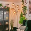 Koyoto kula świetlna, lampa stojąca bursztynowy, 5-punktowe