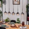 Ripoll lampa wisząca, kula świetlna, lampa wisząca kolory naturalne, czarny, 5-punktowe