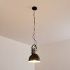 Alamosa Lampa Wisząca Chrom, Czarny, 1-punktowy