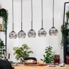 Ripoll lampa wisząca, kula świetlna, lampa wisząca kolory naturalne, czarny, 5-punktowe