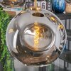 Ripoll lampa wisząca, kula świetlna, lampa wisząca złoty, czarny, 5-punktowe