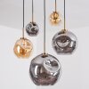 Ripoll lampa wisząca, kula świetlna, lampa wisząca złoty, czarny, 5-punktowe