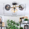 Koyoto lampa sufitowa, kula świetlna złoty, czarny, 3-punktowe