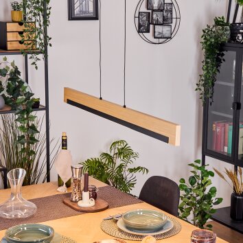 Inzino Lampa wisząca, Lampa wisząca LED Czarny, 1-punktowy Inzino Lampa wisząca, Lampa wisząca LED Czarny, 1-punktowy