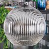 Koyoto lampa wisząca, kula świetlna, lampa wisząca 45 cm przezroczysty, przydymiony, 5-punktowe