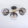 Koyoto Lampa sufitowa, Kula świetlna Złoty, Czarny, 3-punktowe