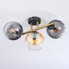 Koyoto Lampa sufitowa, Kula świetlna Złoty, Czarny, 3-punktowe