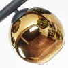 Koyoto lampa sufitowa, kula świetlna niebeieski, złoty, zielony, 8-punktowe