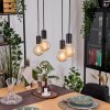 Donel lampa wisząca, lampa wisząca kolory naturalne, czarny, 4-punktowe