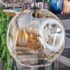 Ripoll lampa wisząca, kula świetlna, lampa wisząca bursztynowy, przezroczysty, 5-punktowe