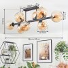 Koyoto lampa sufitowa, kula świetlna bursztynowy, 8-punktowe
