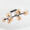 Koyoto lampa sufitowa, kula świetlna bursztynowy, 8-punktowe