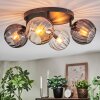 Koyoto lampa sufitowa, kula świetlna bursztynowy, przezroczysty, przydymiony, 4-punktowe