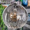 Koyoto lampa wisząca, kula świetlna, lampa wisząca bursztynowy, przezroczysty, przydymiony, 5-punktowe