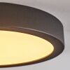 Finsrud Lampa łazienkowa, Lampa sufitowa, Panel LED Czarny, 1-punktowy Finsrud Lampa łazienkowa, Lampa sufitowa, Panel LED Czarny, 1-punktowy